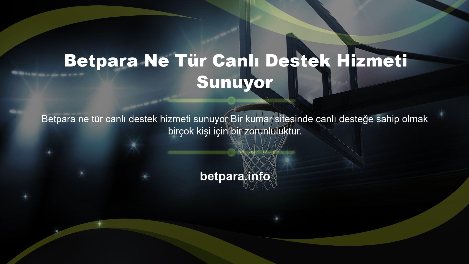 Bu bağlamda Betpara web sitesi her hizmeti en iyi şekilde sunmaktadır