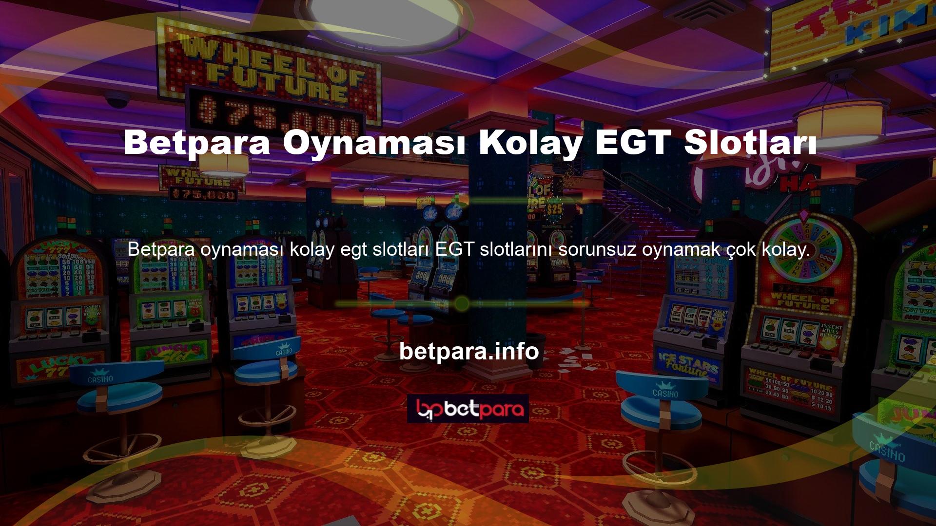 EGT slot sitelerinin neler olduğunu ve oyunları nerede oynayabileceğinizi merak ediyor olabilirsiniz