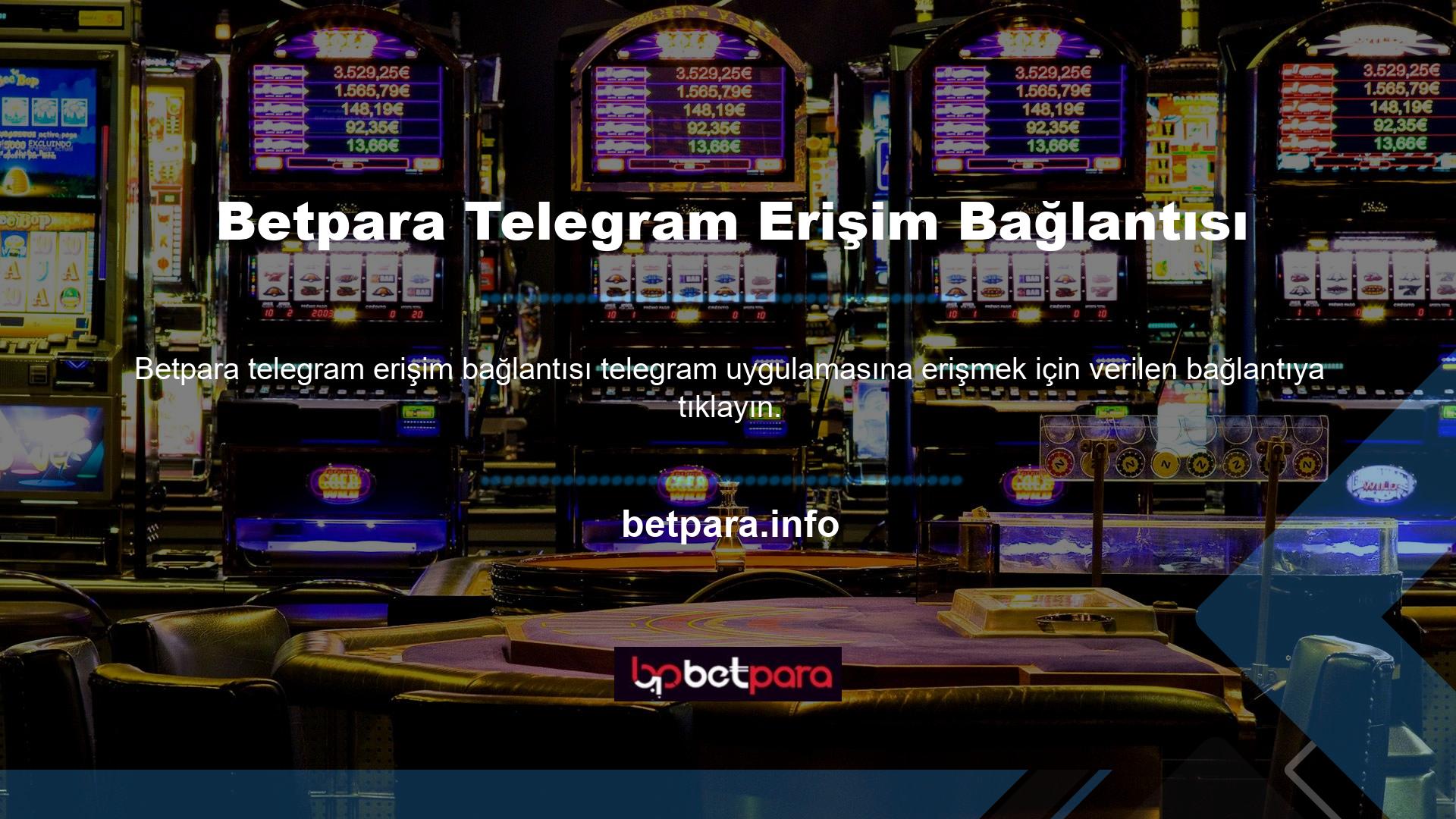 Betpara telgrafı aracılığıyla başka bir hizmet almak sorun değil